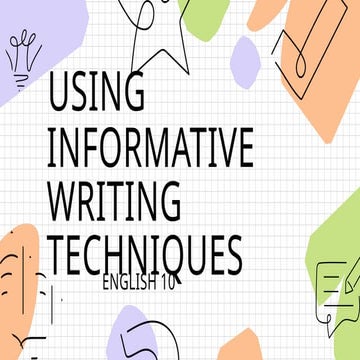 Factual writing slides | PPTX