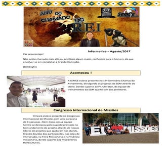 Missões News 08/2017