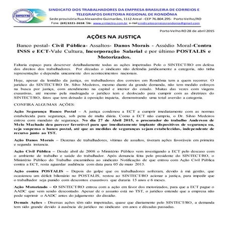 Informativo de abril