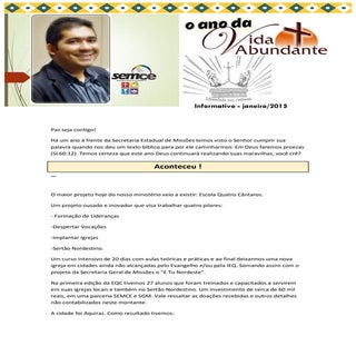 Missões News Ceará 01/15