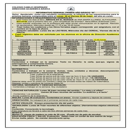 Informativo nº 13  1º basico b