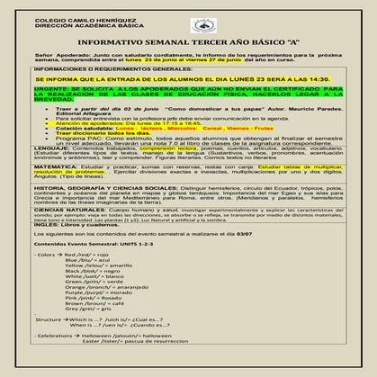 Informativo nº 17_-_3º_basico_a_-_20_de__junio