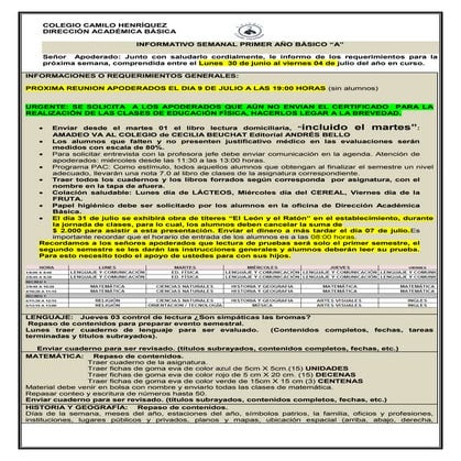 Informativo nº 18-_1º_basico_a-_27_de_junio