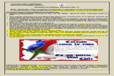 Informativo n° 25  2º básico a- viernes 06 de septiembre (2)