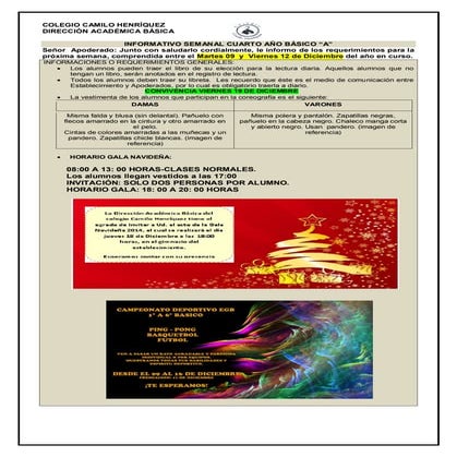 Informativo n°38 -_4°_basico_a_-_12_de_noviembre_de_2014