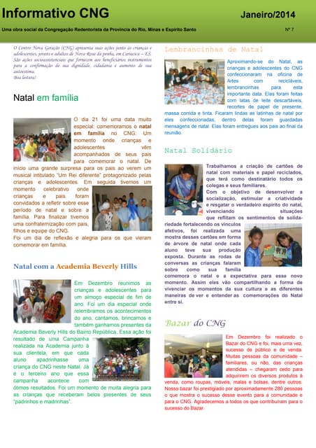 Informativo nº 7 janeiro 2014