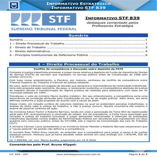 Informativo STF 839 Comentado