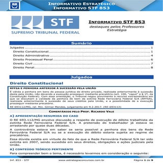 Informativo STF 853 - Informativo E...