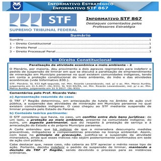 Informativo STF 867 - Informativo E...
