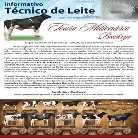 Informativo Técnico Leite 2010