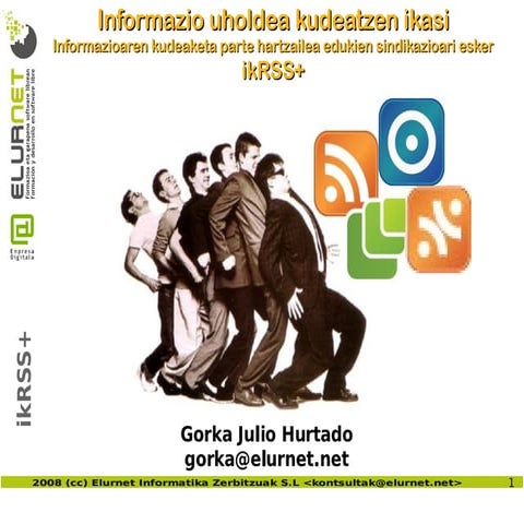 Informazioaren kudeaketa eduki sindikazioaren bidez