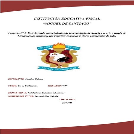 INFORME INTERDISIPLINARIO