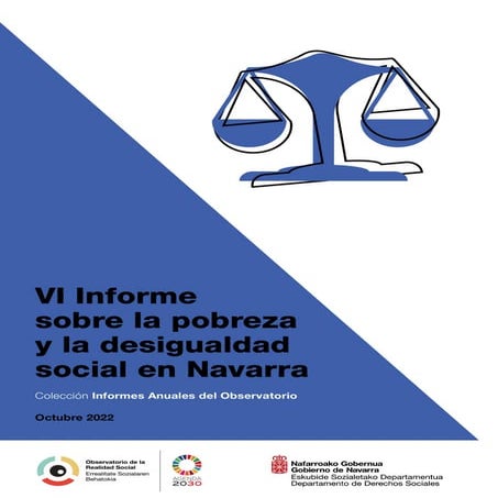 VI Informe anual sobre la pobreza y la desigualdad social en Navarra | PDF