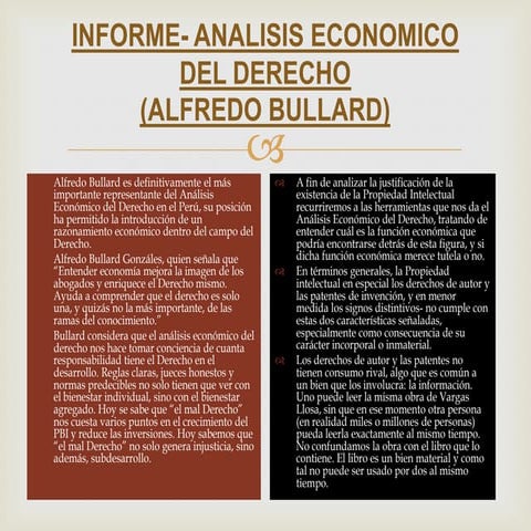 Informe  analisis economico del derecho