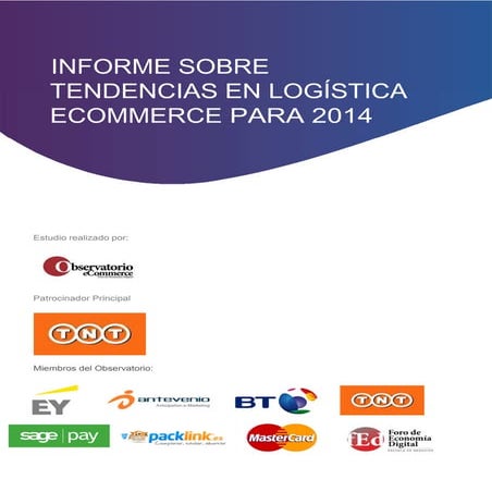 Informe tendencias logísticas en eCommerce 2014