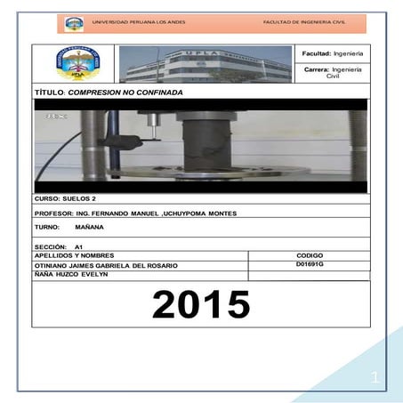COMPRESION NO CONFINADA