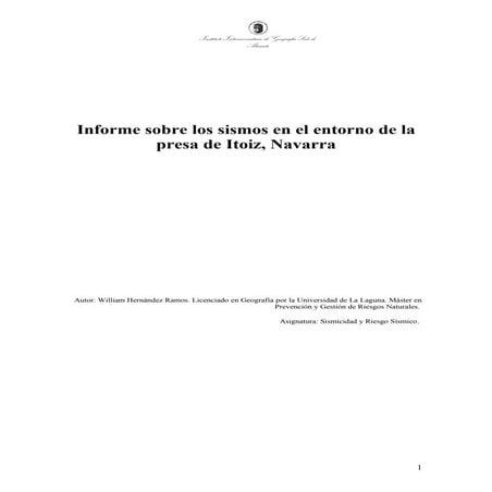 Informe   sismos en presa de itoiz, navarra