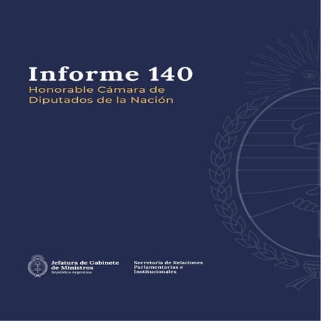 Informe Jefatura de Gabinete de la Nación