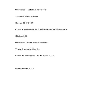 Informe3 jackeline fallas solano