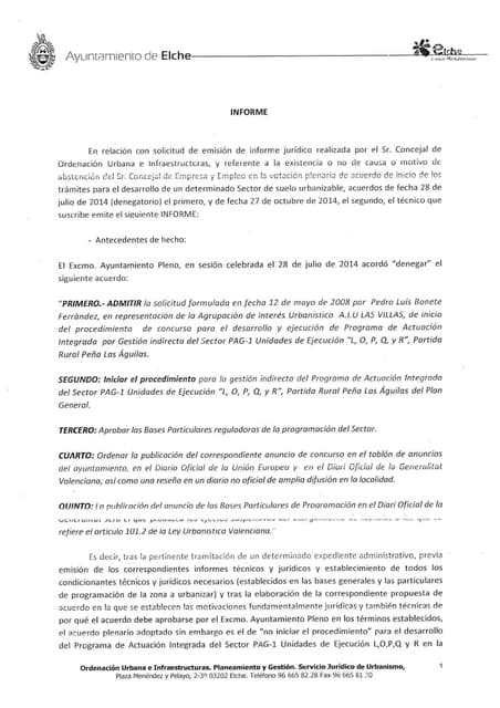 Informe abstencion