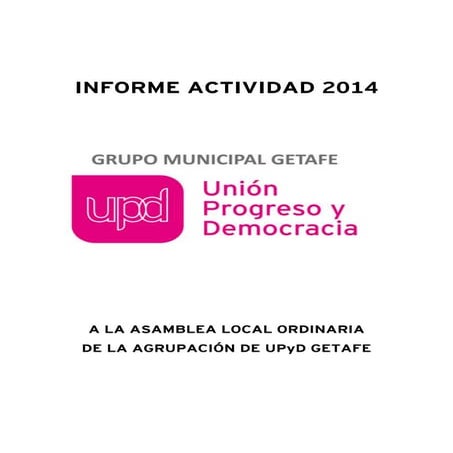 Informe de actividad 2014