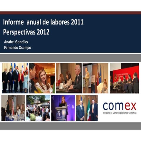 “Informe anual 2011 y perspectivas 2012”