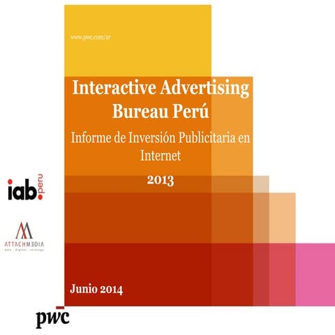 Informe anual de Inversión Publicitaria de Internet Perú - 2013 