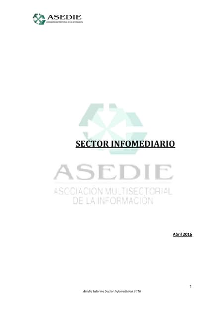 Informe asedie sector infomediario ...