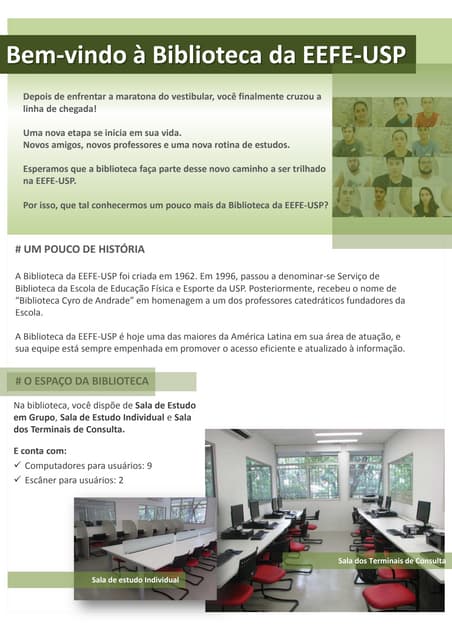 Informe da Biblioteca da EEFE-USP 2016