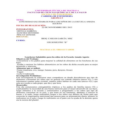 Informe correcion comunidad