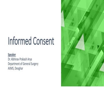 a power point presentation on Informed Consent in Surgery .pptx