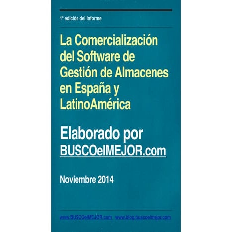 Informe de la Comercialización de SGA en España por BUSCOelMEJOR