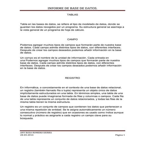 Informe de base de dato1