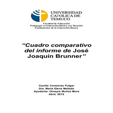 Informe de brünner.