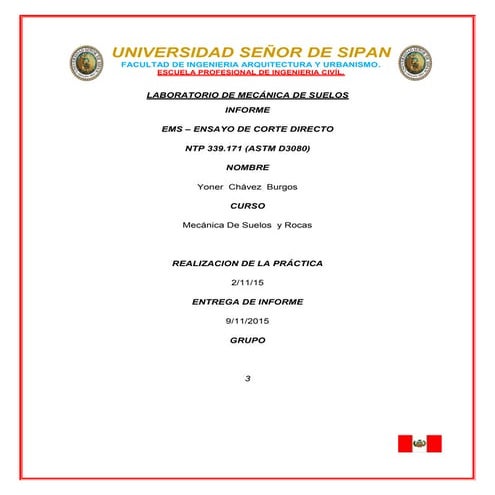 Informe de corte  directo n.t.p 339.171