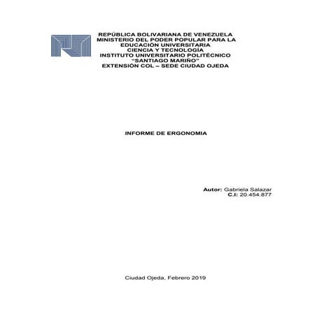 Tipos de ergonomía | PPTX