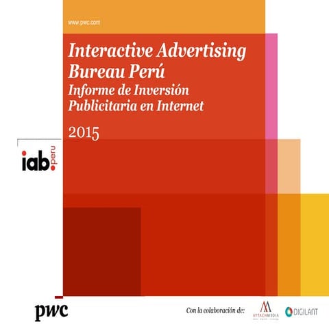 Informe de inversion publicitaria en internet 2015