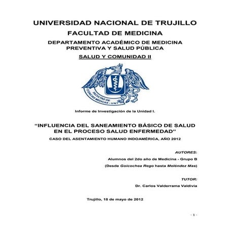 Informe de investigación