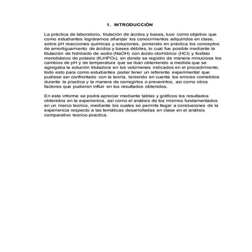 Informe de laboratorio titulacion de acidos y bases