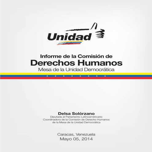 Informe de la comisión de derechos humanos (05 de mayo de 2014)