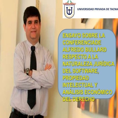 Informe de la conferenciade alfredo bullard