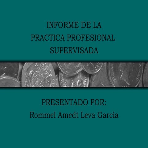 Informe de la práctica supervisada