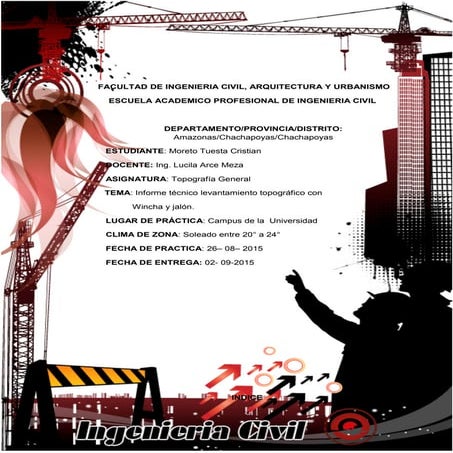 Informe de levantamiento topografico