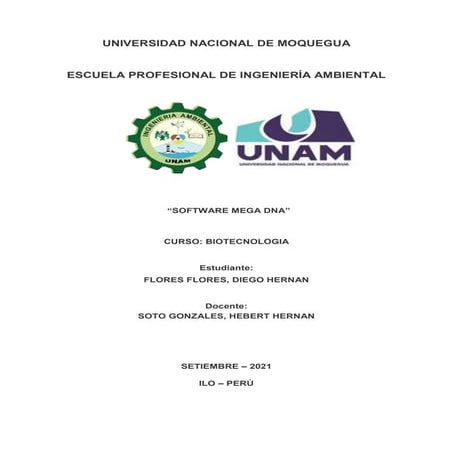 PRACTICA VIRTUAL – MEGA: MOLECULAR EVOLUTIONARY GENETICS ANALYSIS | PDF