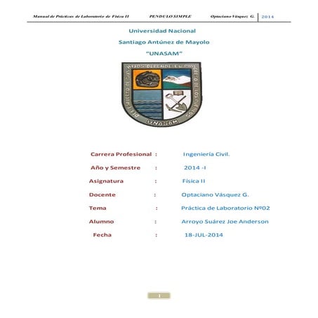 Informede nº 02 de fisica ii