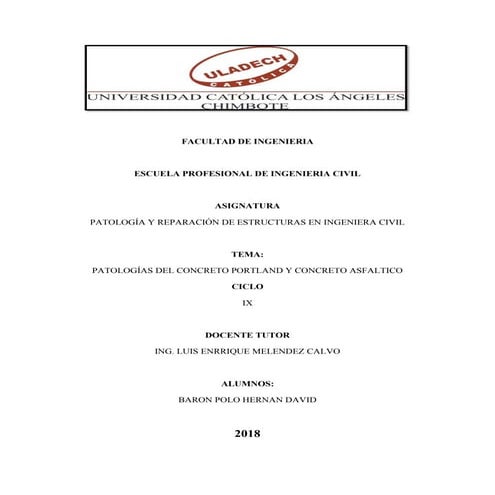 Informe de patologias