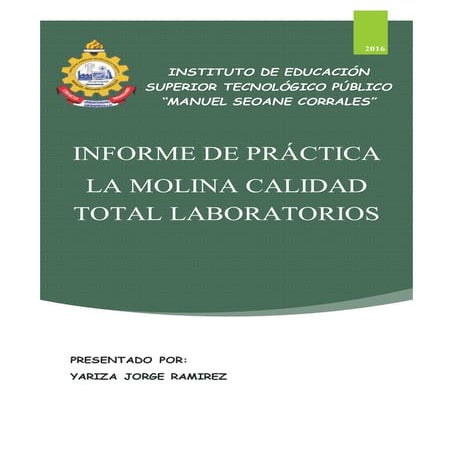 Informe de practica (calidad)