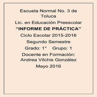 Informe de práctica