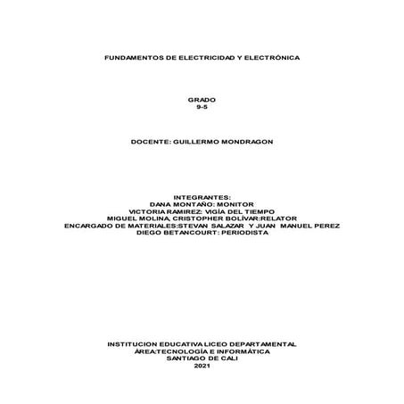 Informe de tecnologia