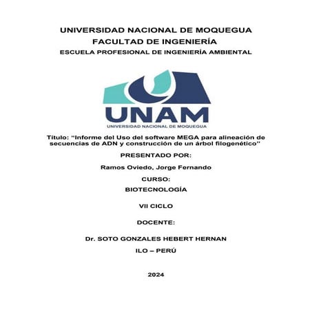 PRACTICA VIRTUAL – MEGA: MOLECULAR EVOLUTIONARY GENETICS ANALYSIS | PDF